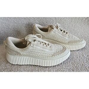 Dolce Vita Dolen Sneakers in Sandstone Knit Women's Size 10 Platform Shoes